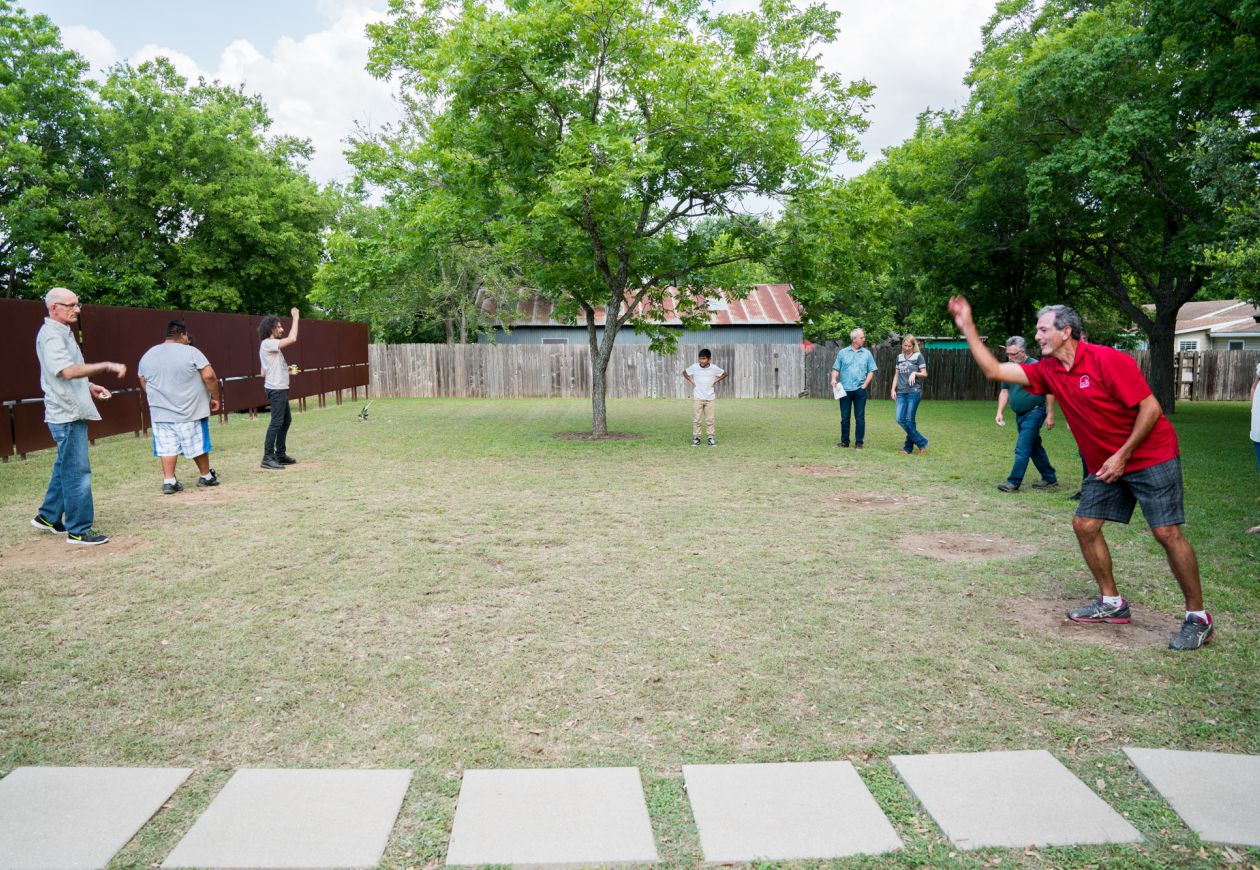 CG&S Employees in Group Activity