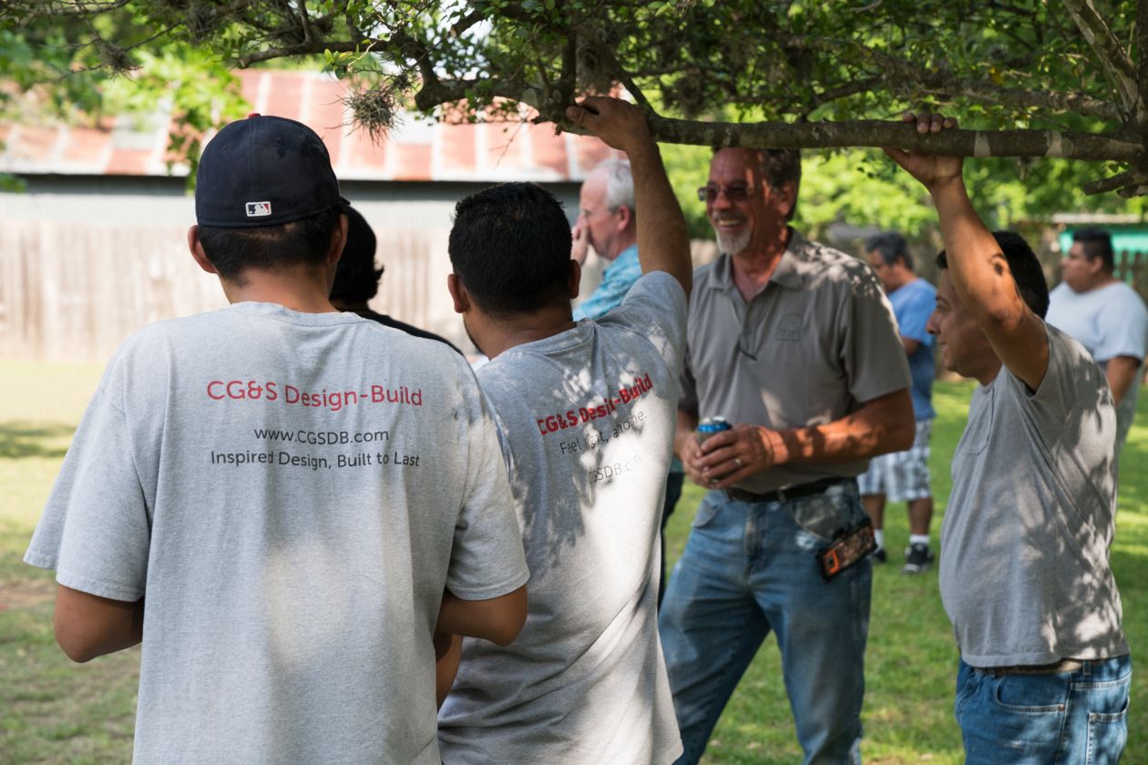 Group of CG&S Employees Outside