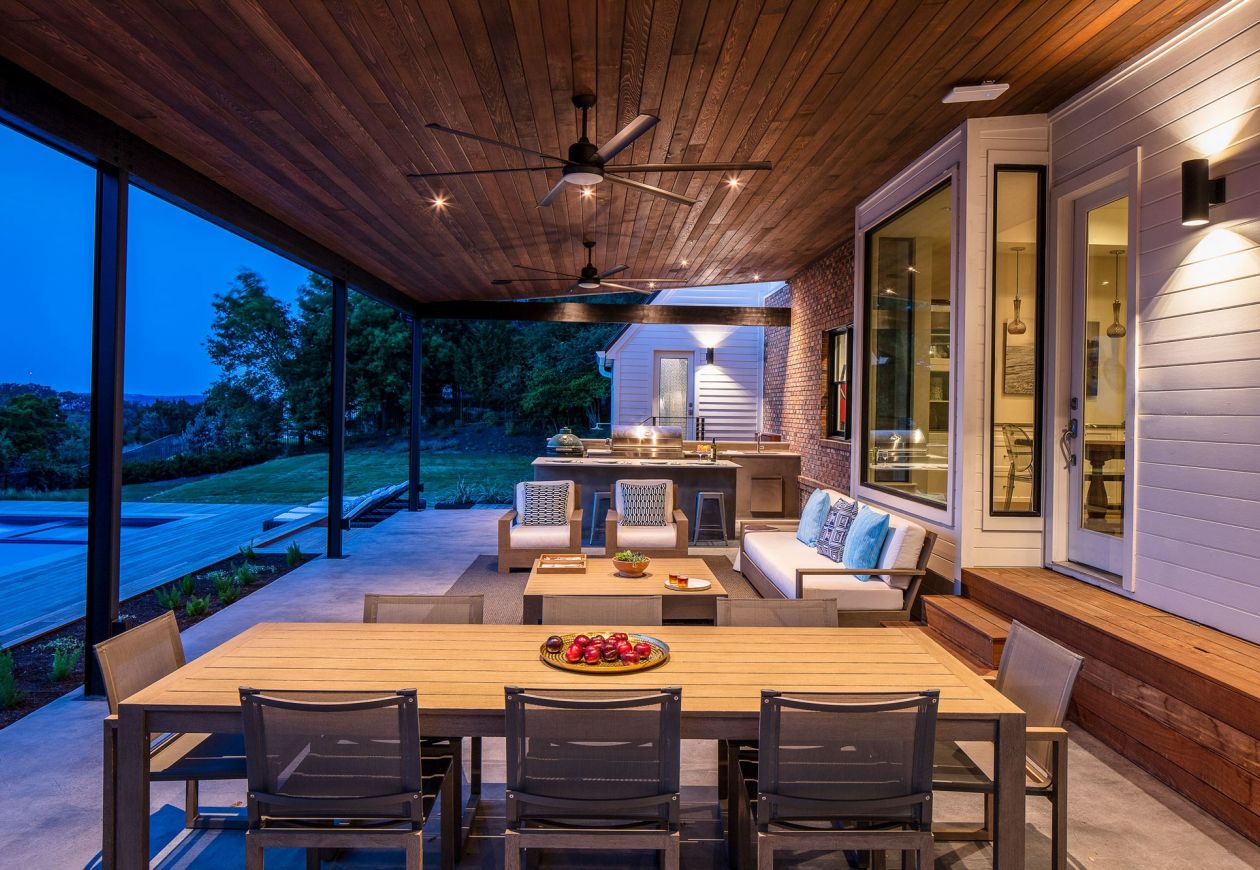 Wooden Kitchen Home Porch