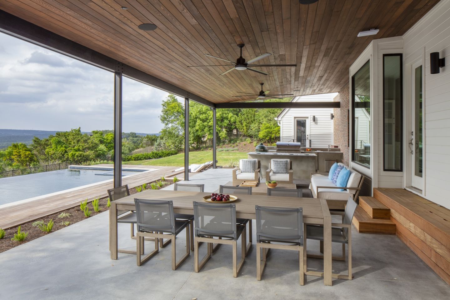 Wooden Home Porch with Natural Views