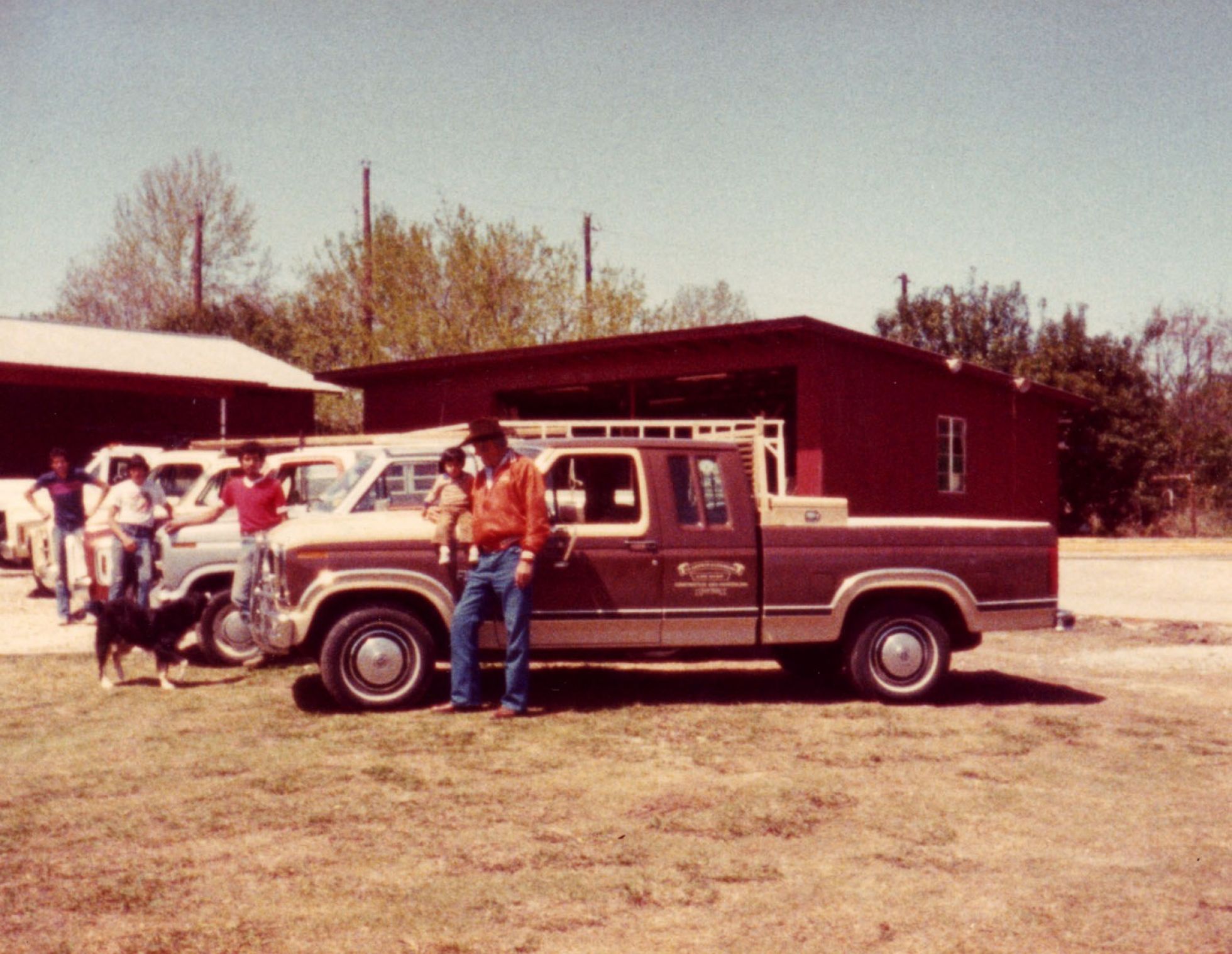 Clarence and his trucks