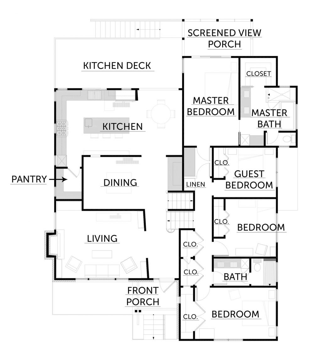 After Upper Floorplan