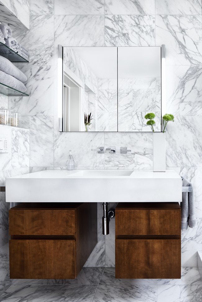 Marble Bathroom Makeover
